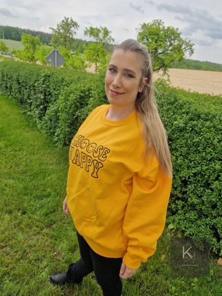 choose happy sweater